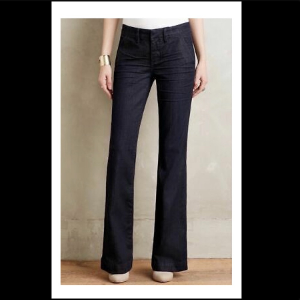 Anthropologie Pilcro Bell Bottom Trouser Jeans